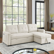 79” Reversible Sleeper Sectional with Storage Chaise