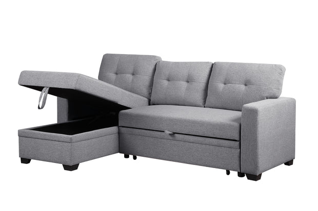 Convertible Sleeper Sectional with storage  Chaise