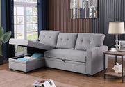 Convertible Sleeper Sectional with storage  Chaise