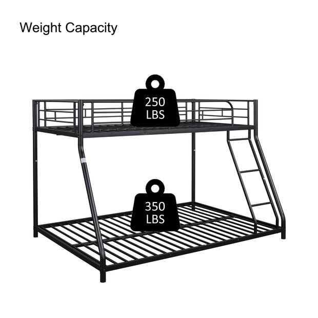 Metal Twin over Full Bunk Bed/ Heavy-duty