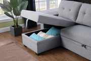 Convertible Sleeper Sectional with storage  Chaise