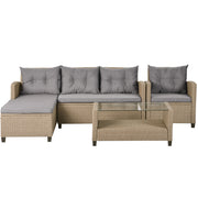 4 Piece Outdoor Sectional