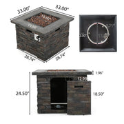 35” FIRE PIT-40,000 BTU.