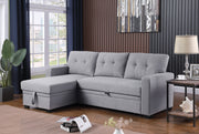 Convertible Sleeper Sectional with storage  Chaise