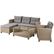 4 Piece Outdoor Sectional