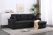 Convertible Sleeper Sectional with Storage Chaise