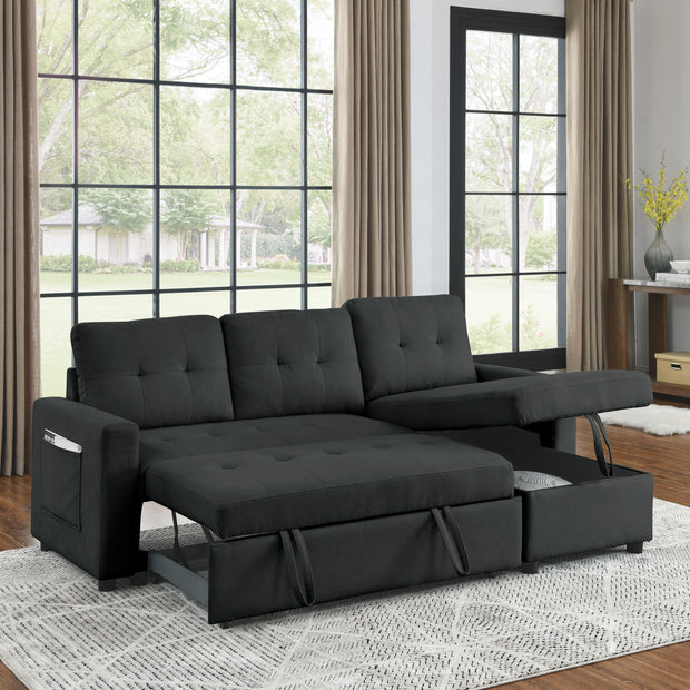 79” Reversible Sleeper Sectional, with Storage Chaise