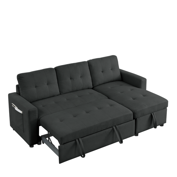 79” Reversible Sleeper Sectional, with Storage Chaise