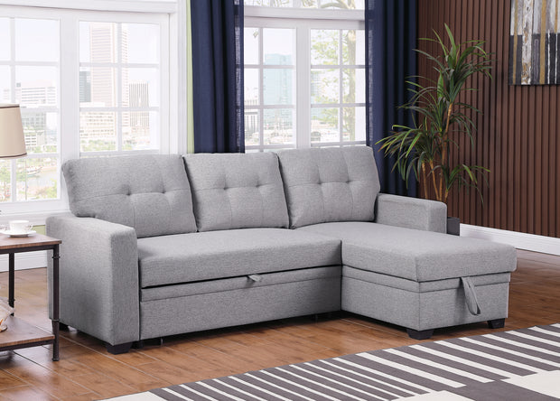 Convertible Sleeper Sectional with storage  Chaise