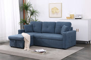 Convertible Sleeper Sectional with Storage Chaise