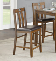 5pc Counter Height Set Dining  Brown