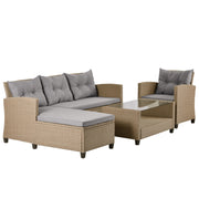 4 Piece Outdoor Sectional