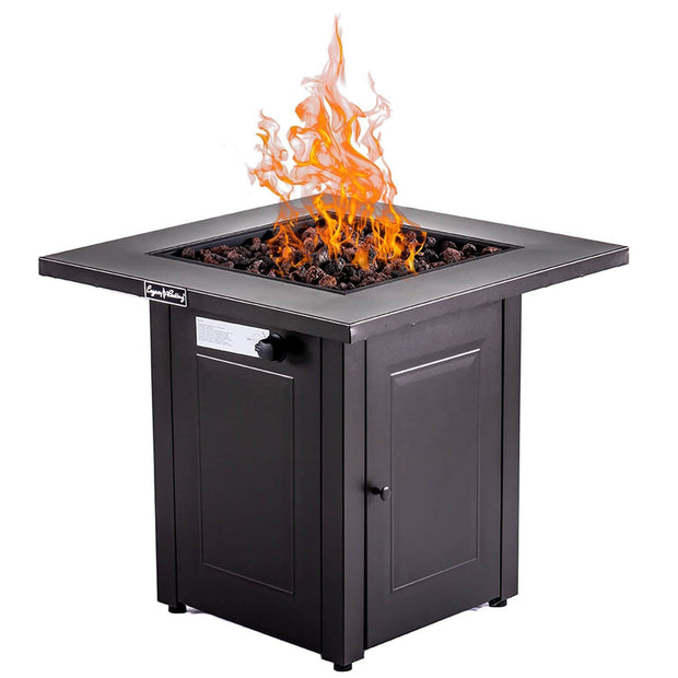 28in Outdoor Propane Fire Pits Table, 50000 BTU