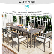 Acacia Wood Outdoor Dining Set