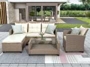 4 Piece Outdoor Set