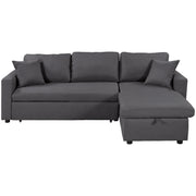 Convertible Sleeper Sofa with Storage Chaise