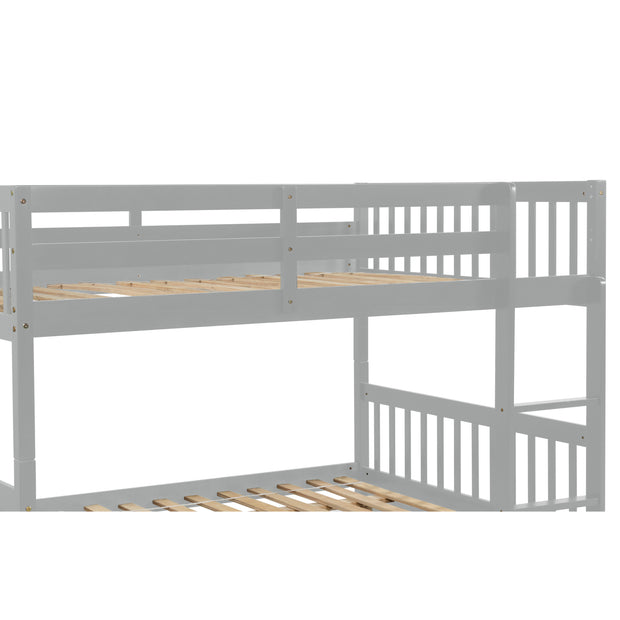 Full Over Full Bunk Bed with Trundle