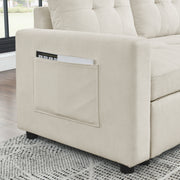 79” Reversible Sleeper Sectional with Storage Chaise