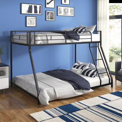 Metal Twin over Full Bunk Bed/ Heavy-duty