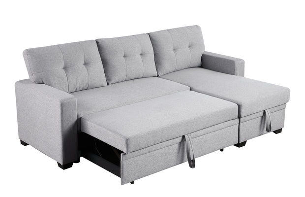 Convertible Sleeper Sectional with storage  Chaise