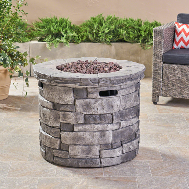 30" CIRCULAR FIRE PIT - 40 000 BTU