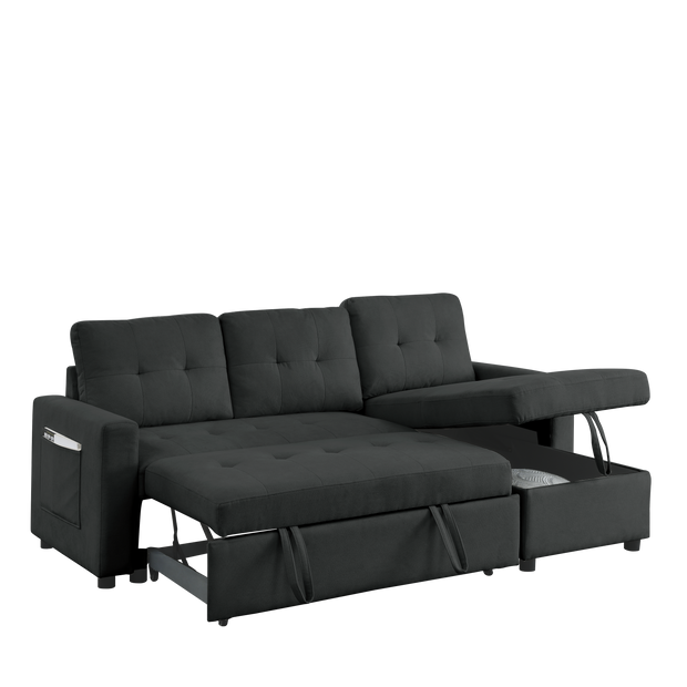 79” Reversible Sleeper Sectional, with Storage Chaise