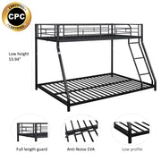 Metal Twin over Full Bunk Bed/ Heavy-duty