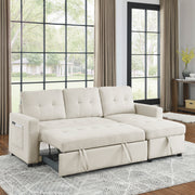 79” Reversible Sleeper Sectional with Storage Chaise