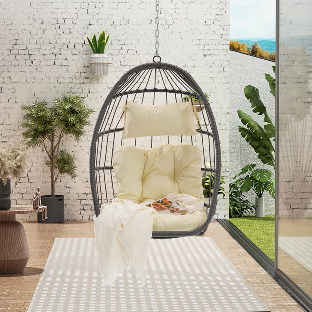 What a deal! Outdoor Rattan Egg Swing Chair