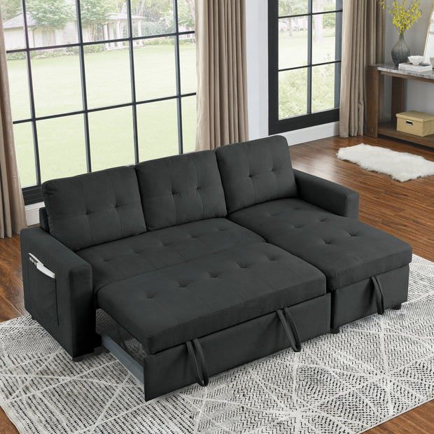 79” Reversible Sleeper Sectional, with Storage Chaise