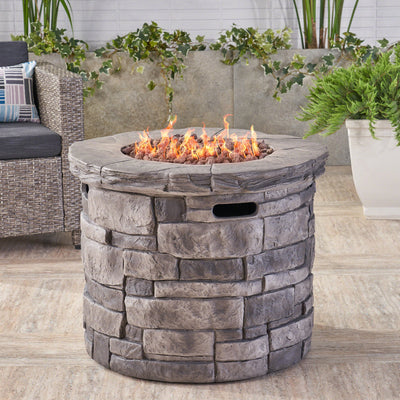 30" CIRCULAR FIRE PIT - 40 000 BTU