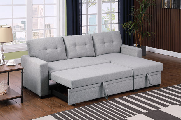 Convertible Sleeper Sectional with storage  Chaise