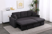 Convertible Sleeper Sectional with Storage Chaise