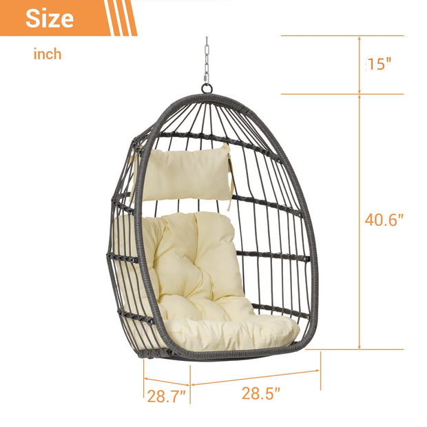 What a deal! Outdoor Rattan Egg Swing Chair