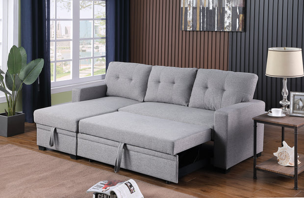 Convertible Sleeper Sectional with storage  Chaise