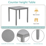 5 Piece Counter Height Dining Set