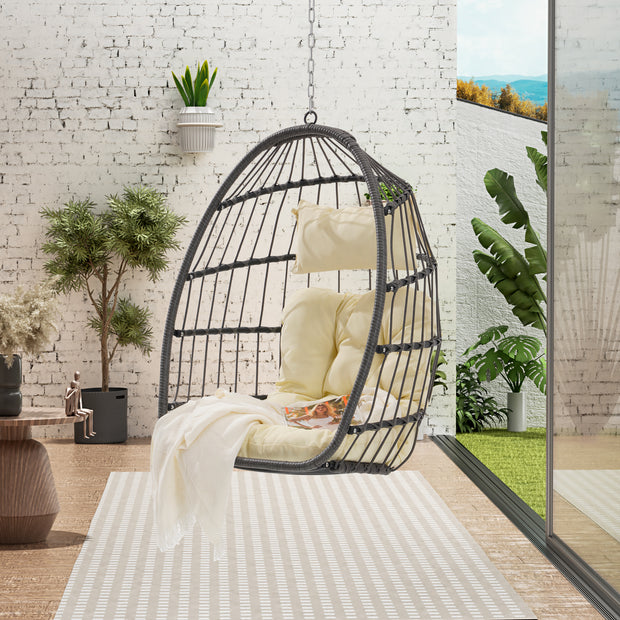 What a deal! Outdoor Rattan Egg Swing Chair