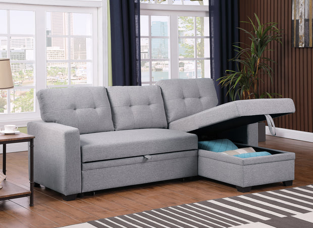 Convertible Sleeper Sectional with storage  Chaise