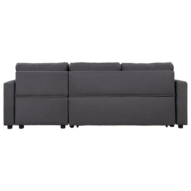 Convertible Sleeper Sofa with Storage Chaise