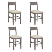 Farmhouse Counter Height 5-Piece Dining Set, Gray