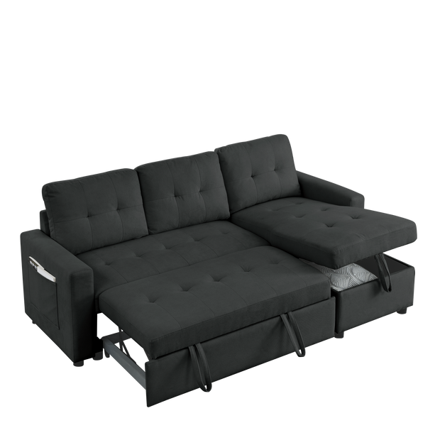 79” Reversible Sleeper Sectional, with Storage Chaise