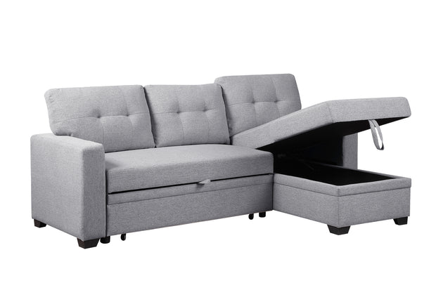 Convertible Sleeper Sectional with storage  Chaise