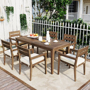 Acacia Wood Outdoor Dining Set