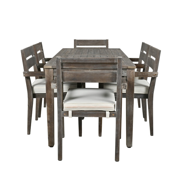 Acacia Wood Outdoor Dining Set